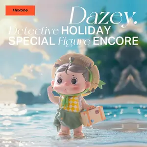 Heyone Dazey-Detective Holiday Special Figure 11CM Cute Figurines Art Toy Birthday Gifts Girls Gift Desktop Ornament Collectible Toys Birthday Gifts Random Surprise