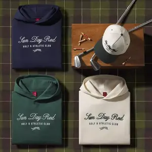 Sun Day Red Golf Hoodie – Premium Athletic Club Graphic Sweatshirt | Tiger Woods Fan Apparel | Viral Golf