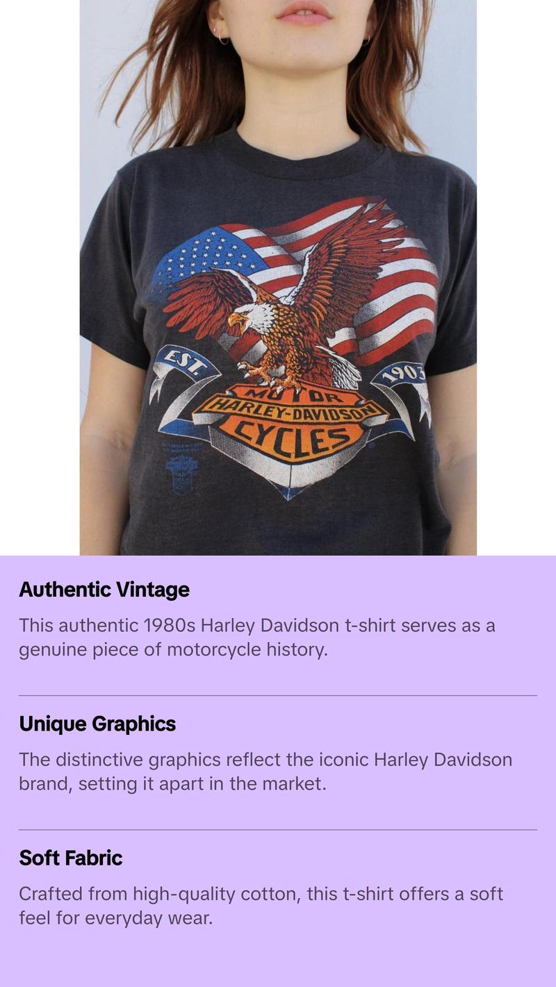 Vintage Harley Tee T0401
