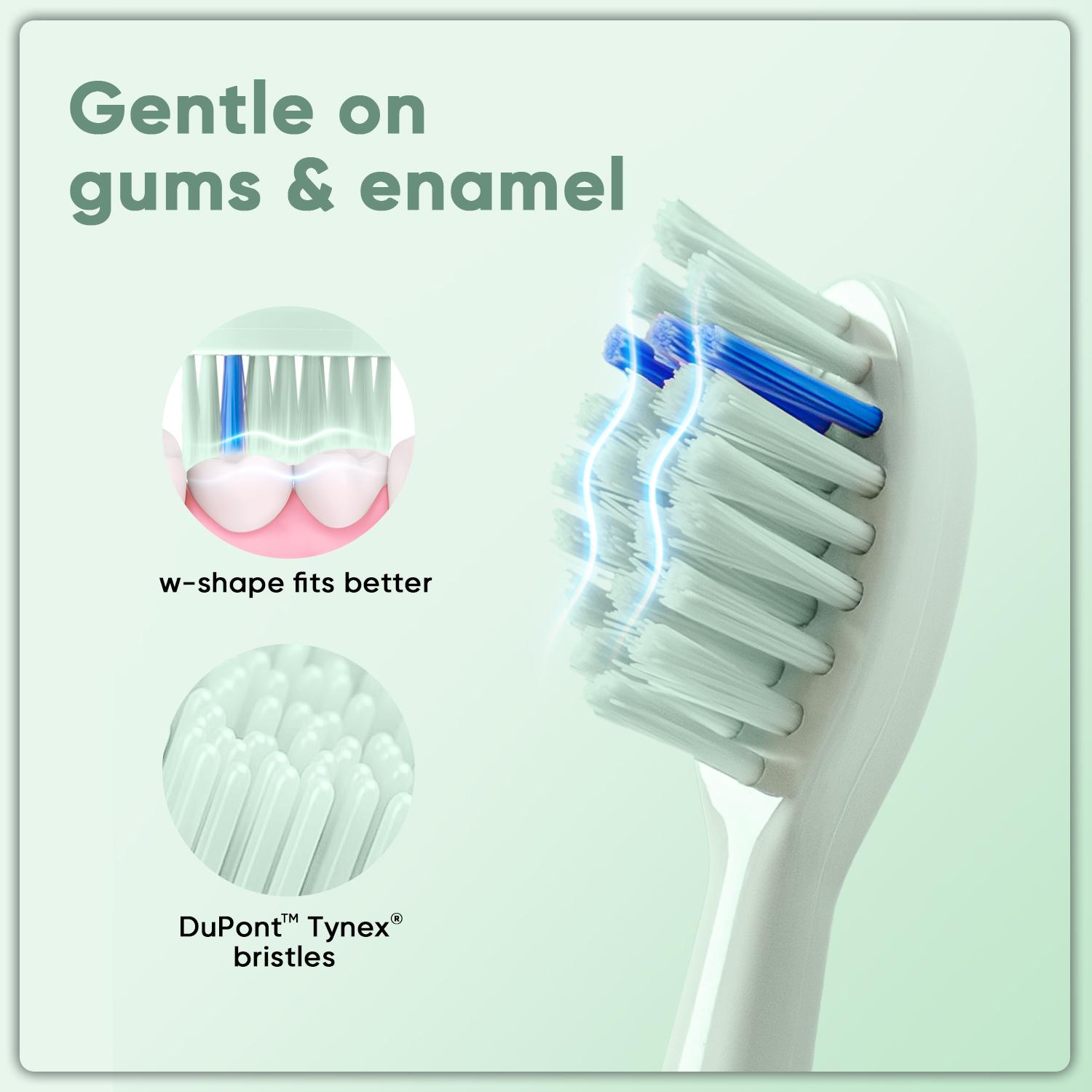 MySmile Essential Sonic Electric Toothbrush - 45,000 VPM Motor, 5 Modes & 3 Brush Heads (Free nHA Toothpaste Gift)