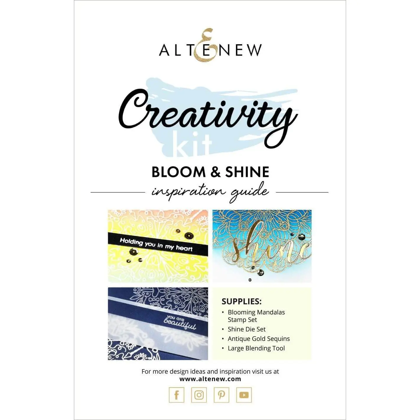 Bloom & Shine Creativity Cardmaking Kit Inspiration Guide