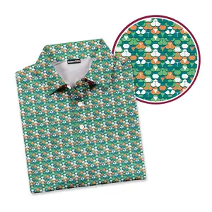 Green Cakes - Turquoise Polo Shirt , Funny Golf Polo Shirt, Get a Laugh with Humor Men's Polo