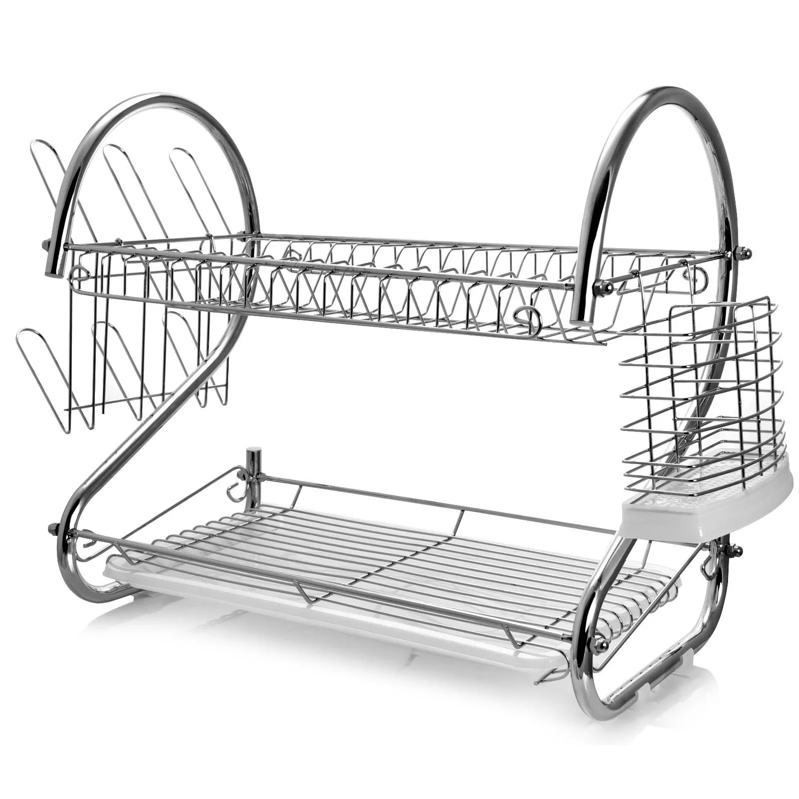 MegaChef 16 In. Two Shelf Dish Rack MegaChef 16 In. Two Shelf Dish Rack