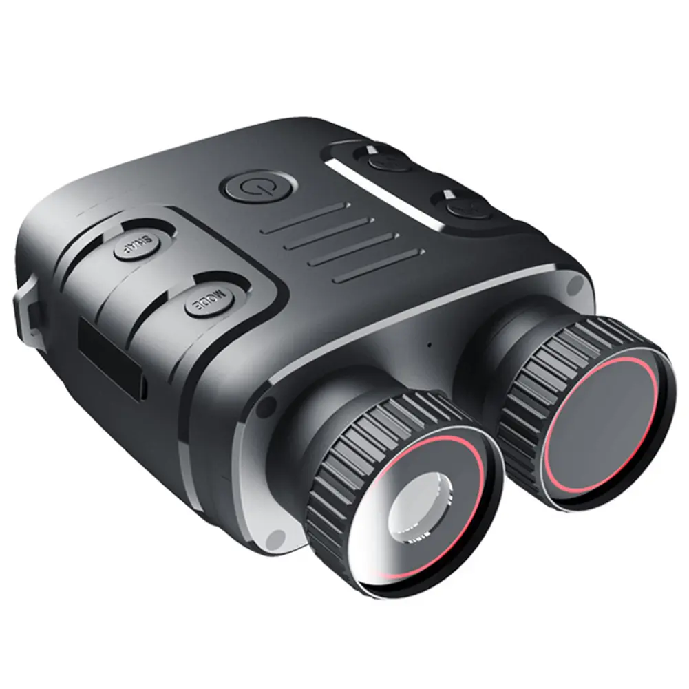 HD 1080P Adult Infrared Digital Night Vision Binoculars 2.4-inch Screen Digital Night Binoculars 5 X Digital Zoom 300M Full Dark Viewing Distance for Saving Camping Photos and Videos