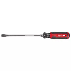 Milwaukee MT209 8 in. x 3/8 in. Slotted Flat Head Screwdriver with Cushion Grip