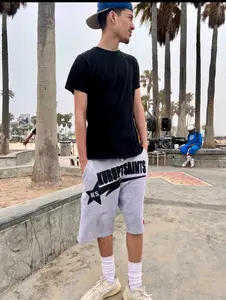KURUPT $AINTS SWEAT SHORTS - GRAY