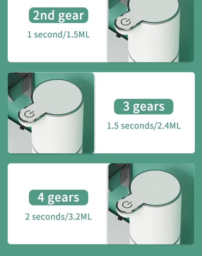 Automatic Soap Dispenser, Refillable Cosmetic Pump Dispenser, Non-Contact Automatic Sensor Foam Soap Dispenser, USB Rechargeable, Touchless Automatic Liquid Foam Dispenser for Bathroom and Kitchen, Hot Easter Sale!