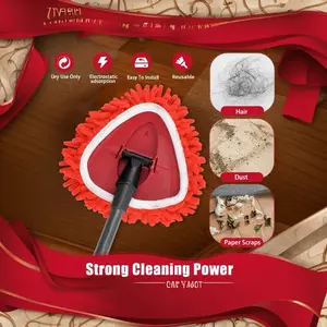 O-Cedar Chenille Duster Heads for 2025 Transform Mop to Long-Handle Duster Professional Grade Chenille for Superior Cleaning Performance Multi-Surface Versatility Machine Washable Household Cleaning Window