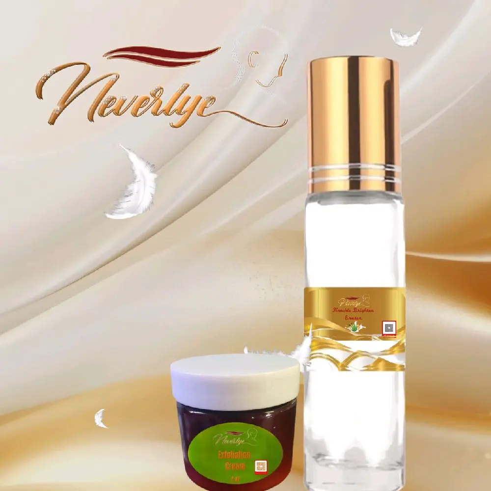 Neverlye Exfoliation Combo Kit - Includes Exfoliating Scrub & Cleansing Toner for Smooth Skin Care