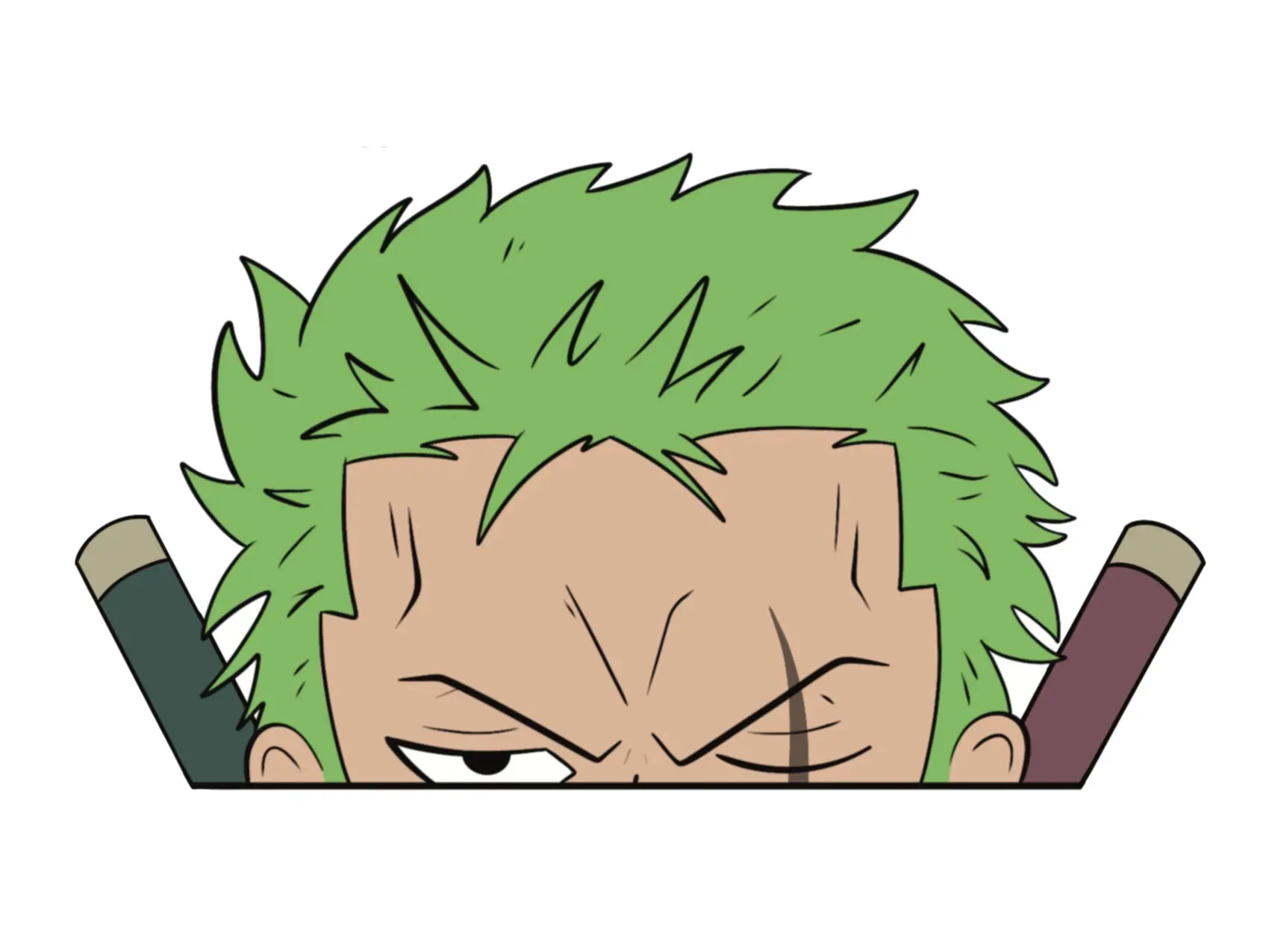 Zoro Decal - Customize Your Space with a Permanent Vinyl Decal