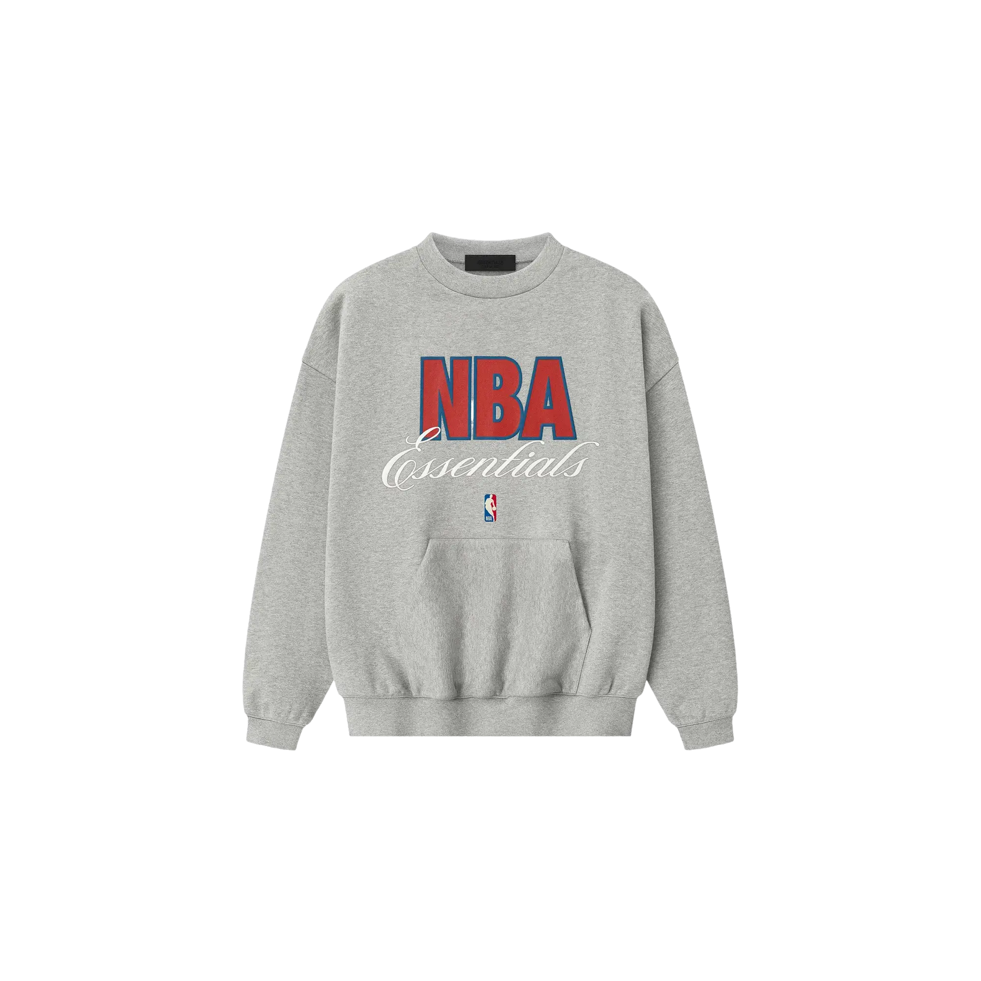 Essentials NBA 90s Crewneck Sweatshirt "Concrete Heather" 192NB256803F