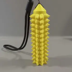 Big Hurt keychain Portable Vibrant Colors Stim Tool with Firm Plastic Spikes for Anxiety & Stress Relief Clip to Keys for On-the-Go Comfort Pain Stimulation lmpulse Management