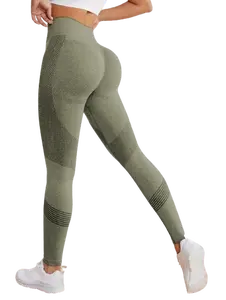 Army Green Booty Lifting Leggings