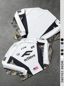 Men's Autumn Winter Comfortable Versatile Stylish Branch Ball Jersey, Athletic Shirt, Trendy Sports Wear, Casual Fashion for Men