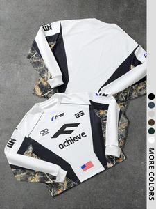 Men's Autumn Winter Comfortable Versatile Stylish Branch Ball Jersey, Trendy Sports Wear, Casual Fashion for Men