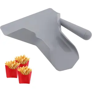 French Fry Scoop - Polycarbonate Multipurpose Utility Scooper for Ice Candy Snacks & More