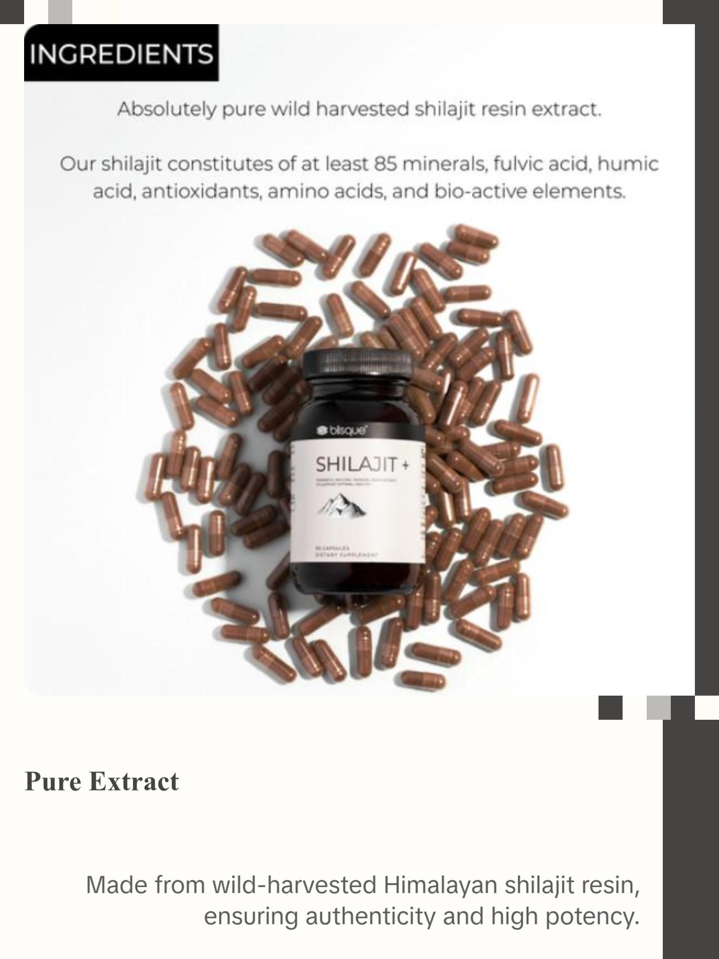 PURE HIMALAYAN SHILAJIT EXTRACT [SHILAJIT +]