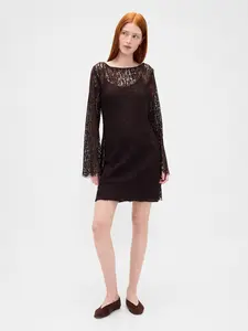 Gap Women's Lace Mini Shift Dress