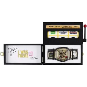 Jey Uso WWE Autographed WrestleMania 41 Slot Machine Mini Title - Limited Edition of 25 - Fanatics Authentic Certified
