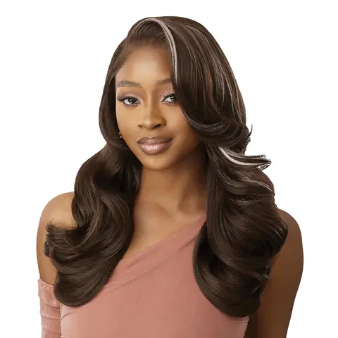 Outre Synthetic HD Lace Frontal Wig - Kihara, 13X6 Lace, Perfect Hairline, Glueless, Fully Hand-Tied Glueless Wig, Natural Looking Wig, Hd Lacefrontal Wigs
