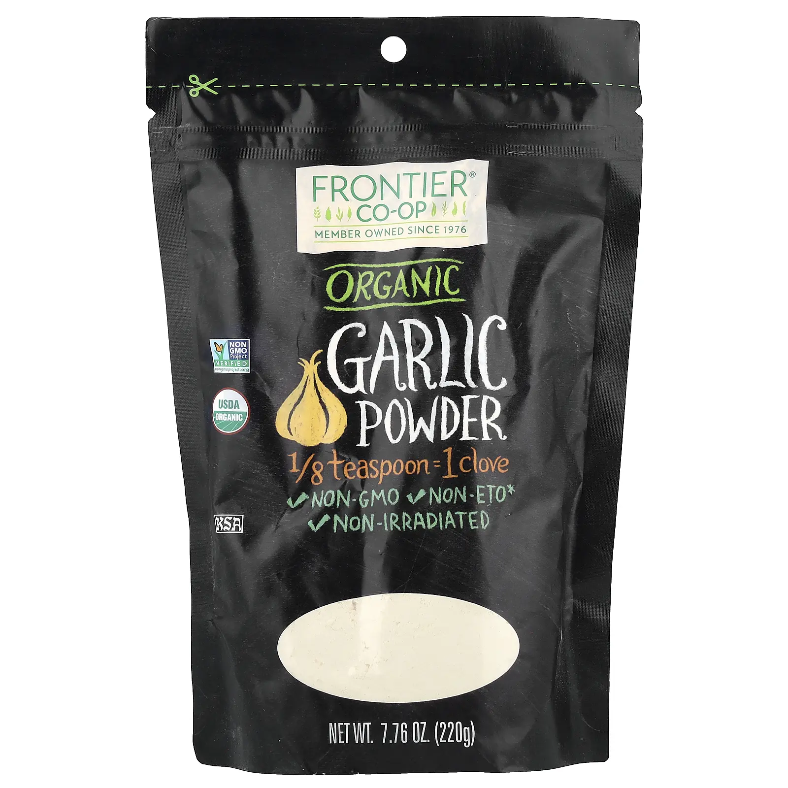 Frontier Co-op Organic Garlic Powder, 7.76 oz (220 g) Frontier Co-op Organic Garlic Powder, 7.76 oz (220 g)