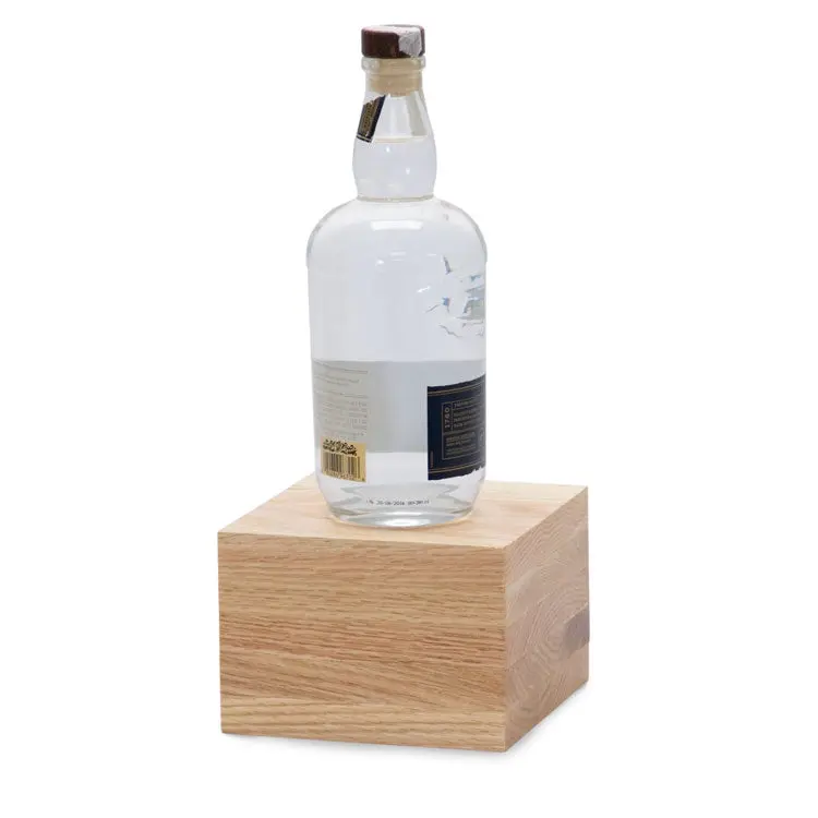 Wood Riser - 5.5" x 5.5" x 4 - Oak #wrs664 Min 1