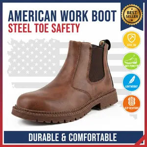 Heavy-Duty Splash-proof Smash-proof Puncture-proof Breathable Safety Shoes Unisex Chef Work Shoe Waterproof Anti-slip Durable Outdoor Comfortable Built to Withstand Tough Industrial and Kitchen Work Ultimate Defense Against Workplace Hazards Everyday