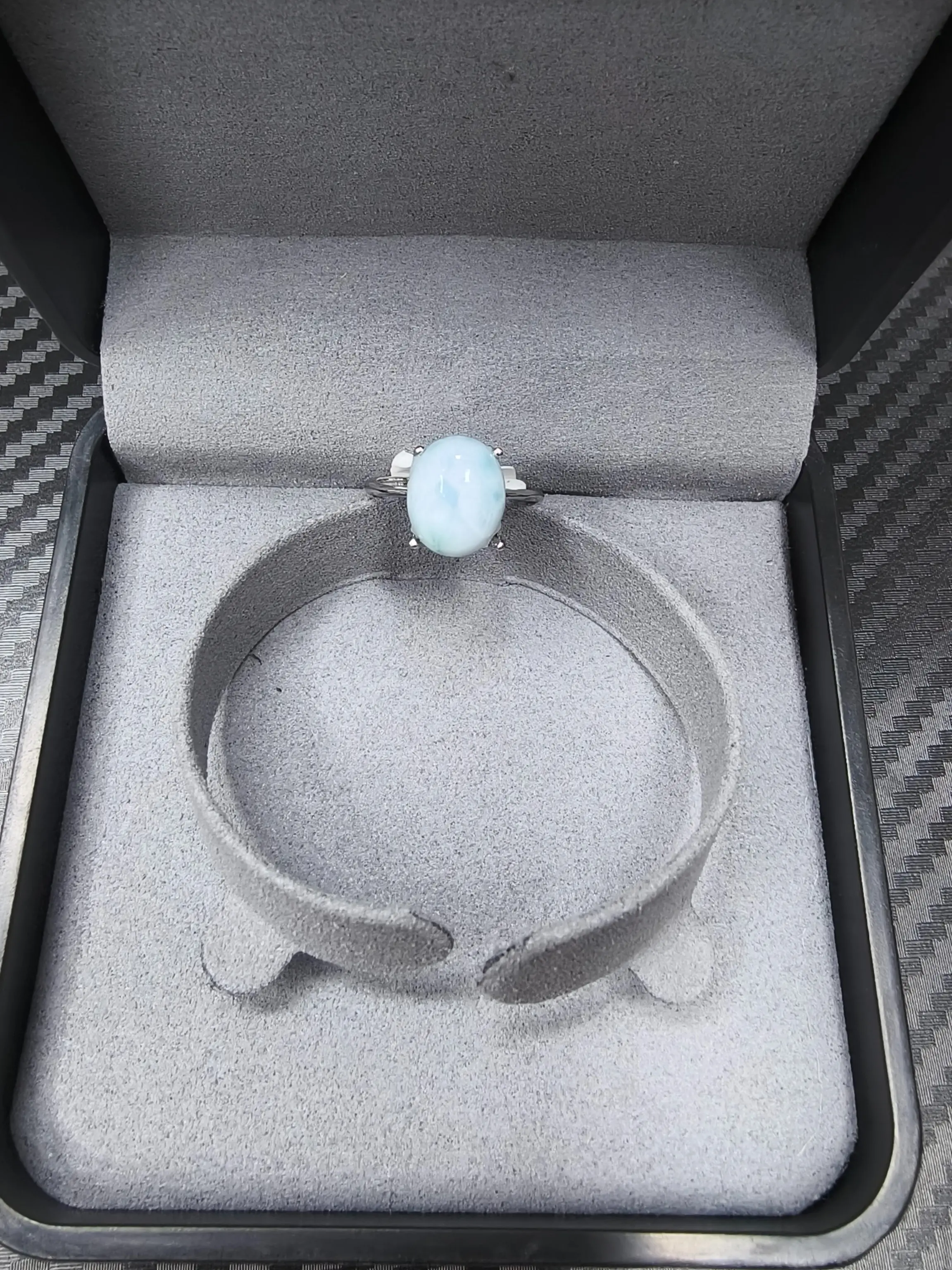 Syia(17558)gc.larimar simple style ring