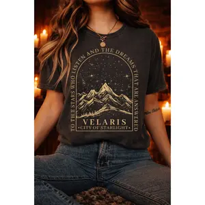 City of Starlight Velaris Tee | Night Court Inspired ACOTAR Summer Graphic Shirt