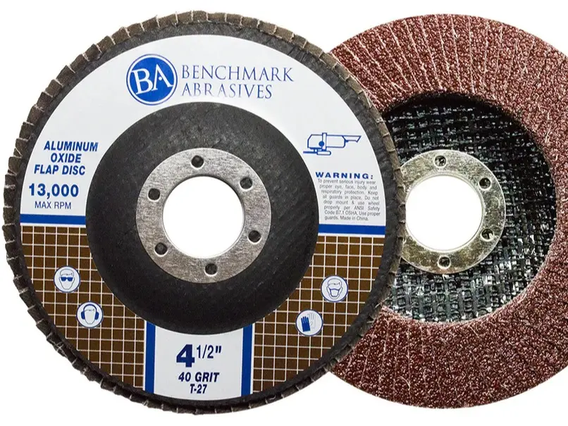4-1/2" x 7/8" T27 Aluminum Oxide Flap Disc - 10 Pack