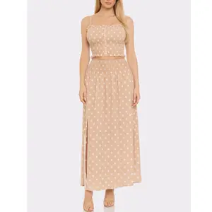 Polka Dot Top and Skirt Set