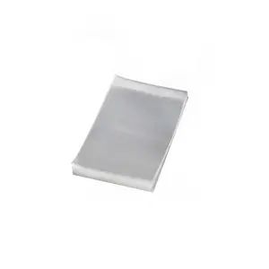 100pcs Transparent Plastic Glass Paper Bags, Flat Opening Plastic Packaging Bags for Candy, Lollipops, Cookies, Jewelry, Ideal for Weddings, Parties, Gifts