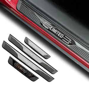 Car Accessories Side Door Sill Plates For Hyundai Tucson 2022-2025 Car Stickers Door Entrance Protection ABS Plastic Auto Parts Guard Scuff Plate