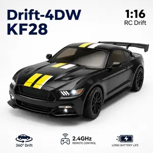 1:16 High-Speed 4WD RC Drift Car - Professional RC Cars with LED Headlights, Electric Remote Control Racing Toy for Adults & Beginners