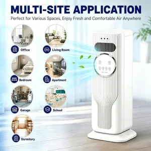 TikTok Mid Year Sale 2026 New Arrival Portable Ice Crystal Air Cooler Fan & Version With Added Water And Ice - 12000BTU Portable Air Conditioner Ultra Quiet Fast Cooling Mobile AC, Smart 24H Timing, Energy-Efficient Household Appliance for Bedroom, Office