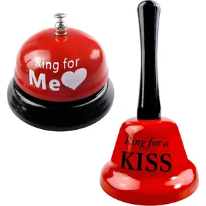 2 Pieces Hand Call Service Bell for Bar Counter Top Reception Wedding Party Events