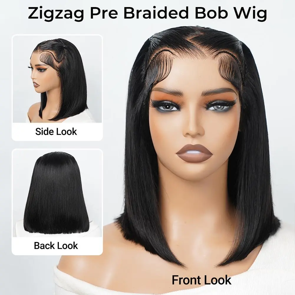 Zigzag Braided 13x4 Wig