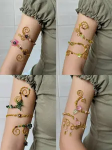 Summer Fairycore Arm Cuff Bracelet Handmade Cute Aesthetic Jewelry