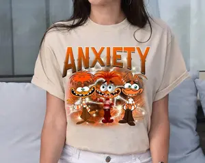 Inside Out Characters Shirts, Inside Out Sweatshirt, Inside Out Group Matching, Joy Sadness Fear Anxiety Shirt