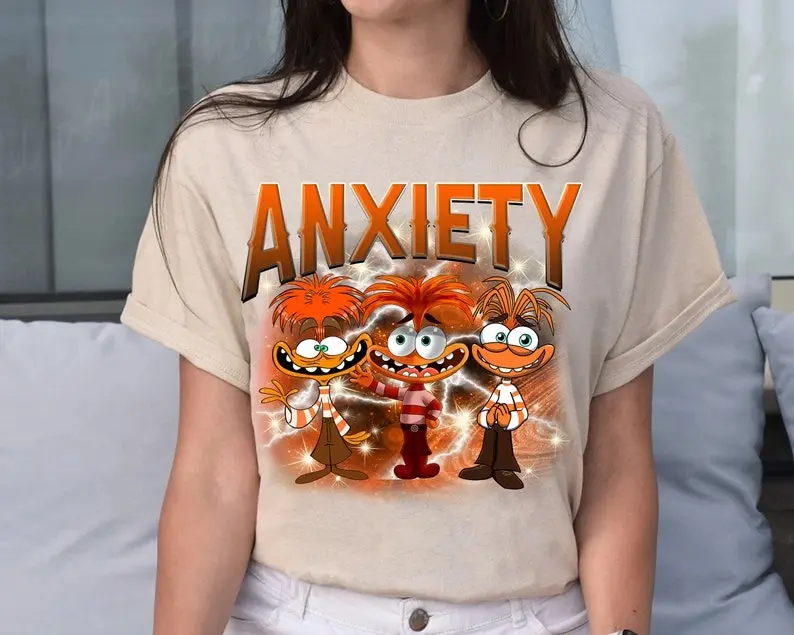 Inside Out Characters Shirts, Inside Out Sweatshirt, Inside Out Group Matching, Joy Sadness Fear Anxiety Shirt