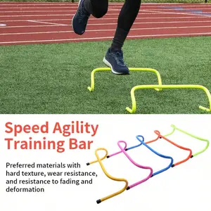 5 pieces/set 15cm Height Hurdle Agility Training Frame, Fitness and Sports Obstacle Hurdle