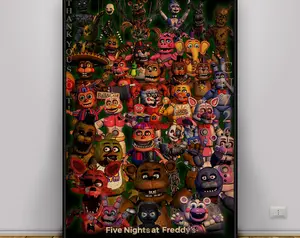 Five Nights At Freddys Game Poster , Wall Art , Wall Prints , Home Decor , Kraft Paper Print , Gift Poster , Game Poster 45785 284