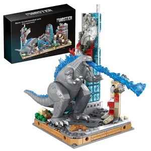 Nidonu-Dinosaur Monster Dueling Building Sets, Animals Toys Set for Boys Aged 8+, Ideal Gift for Birthday, Thanksgiving, 493 Pieces christmas toy