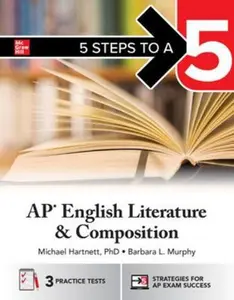 USED-5 Steps to a 5: AP English Literature and Composition 2026: Practice AP Tests + AP Content Review + Digital Exams by Hartnett, Michael (Paperback)