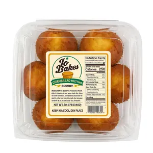JO BAKES Cornbread Muffins – Fresh Baked, 8ct Family Size
