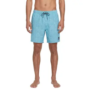 Volcom Men's 16-in Elastic Waistband Swim Trunks, Sports & Outdoor Surfwear Swim Shorts