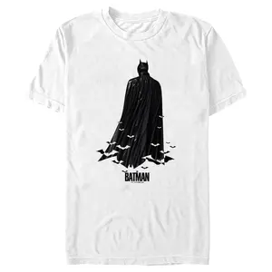 Men's The Batman Silhouette Bats T-Shirt