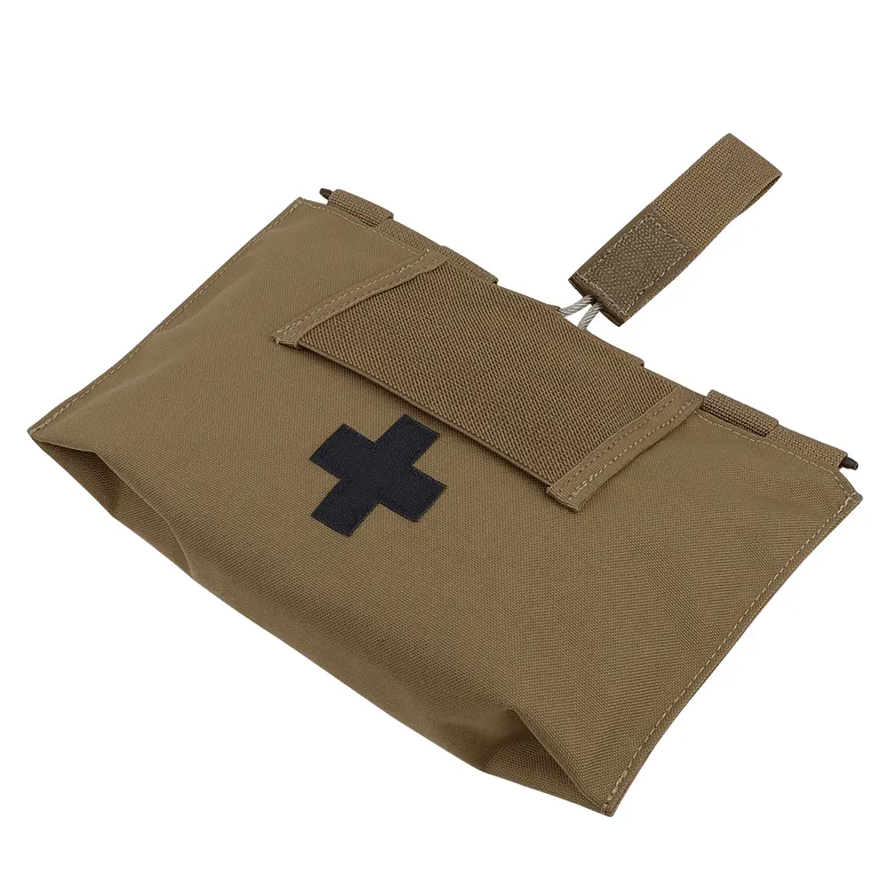 KRYDEX LBT-9022B-T Tactical Blow-Out IFAK Pouch - MOLLE Medical Bag with Quick Release Strap for Emergency Gear, Portable Emergency Kit