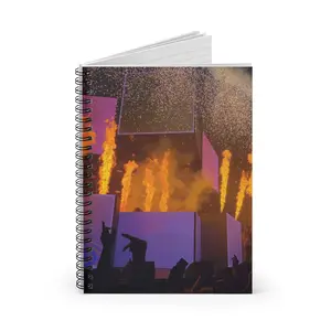 Rock $tar Dural Notetaking Journal Spiral Notebook - Ruled Line custom notebook new notebook jjk  notebooks blues  clues