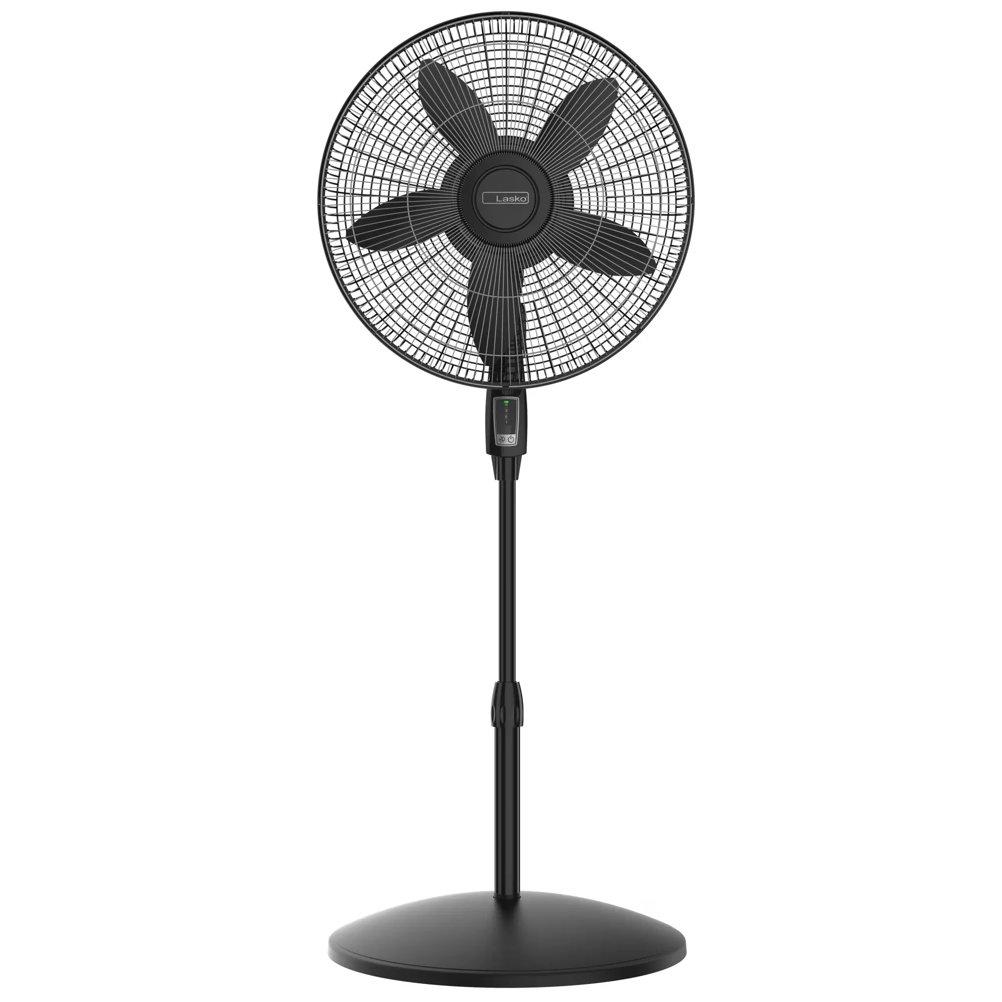 Cyclone Max 18" 4-Speed 23 ft/s High-Velocity Remote Controlled Pedestal Fan, Black, S18605